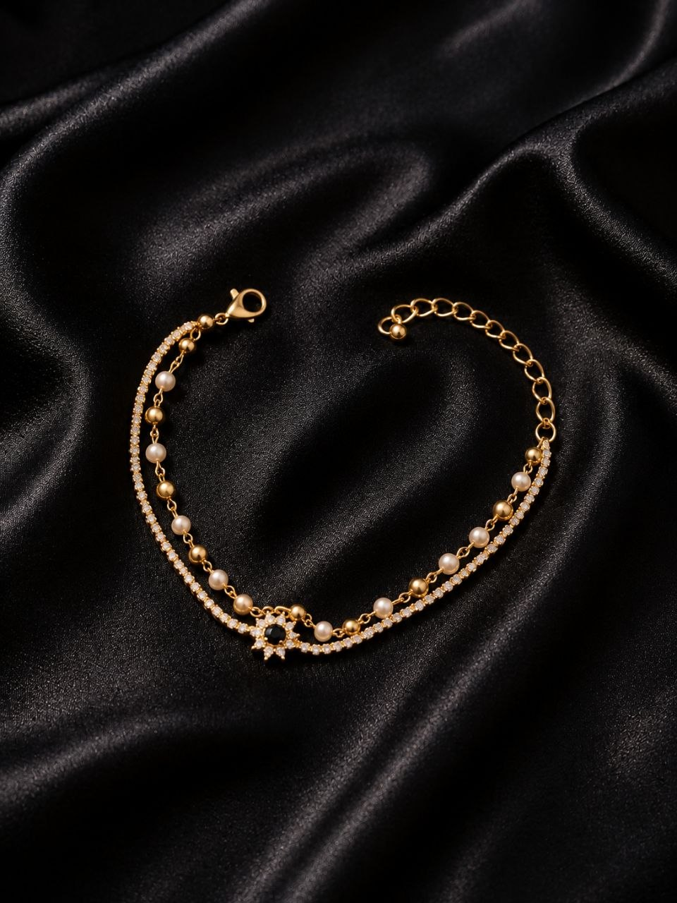 Celestial Pearl Spark Bracelet